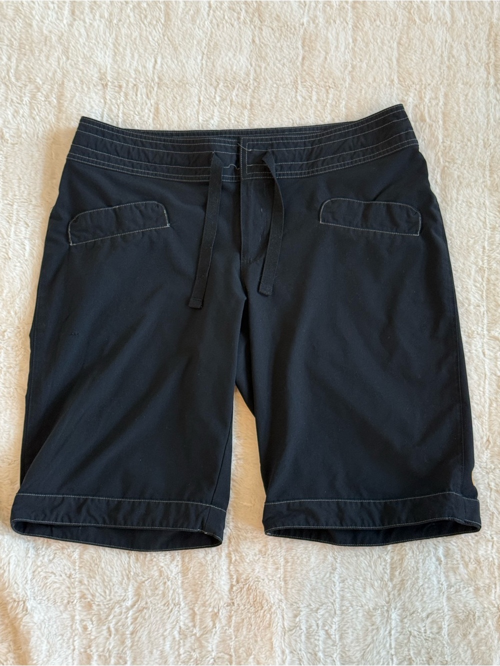LUCY Drawstring Active Shorts Large Black